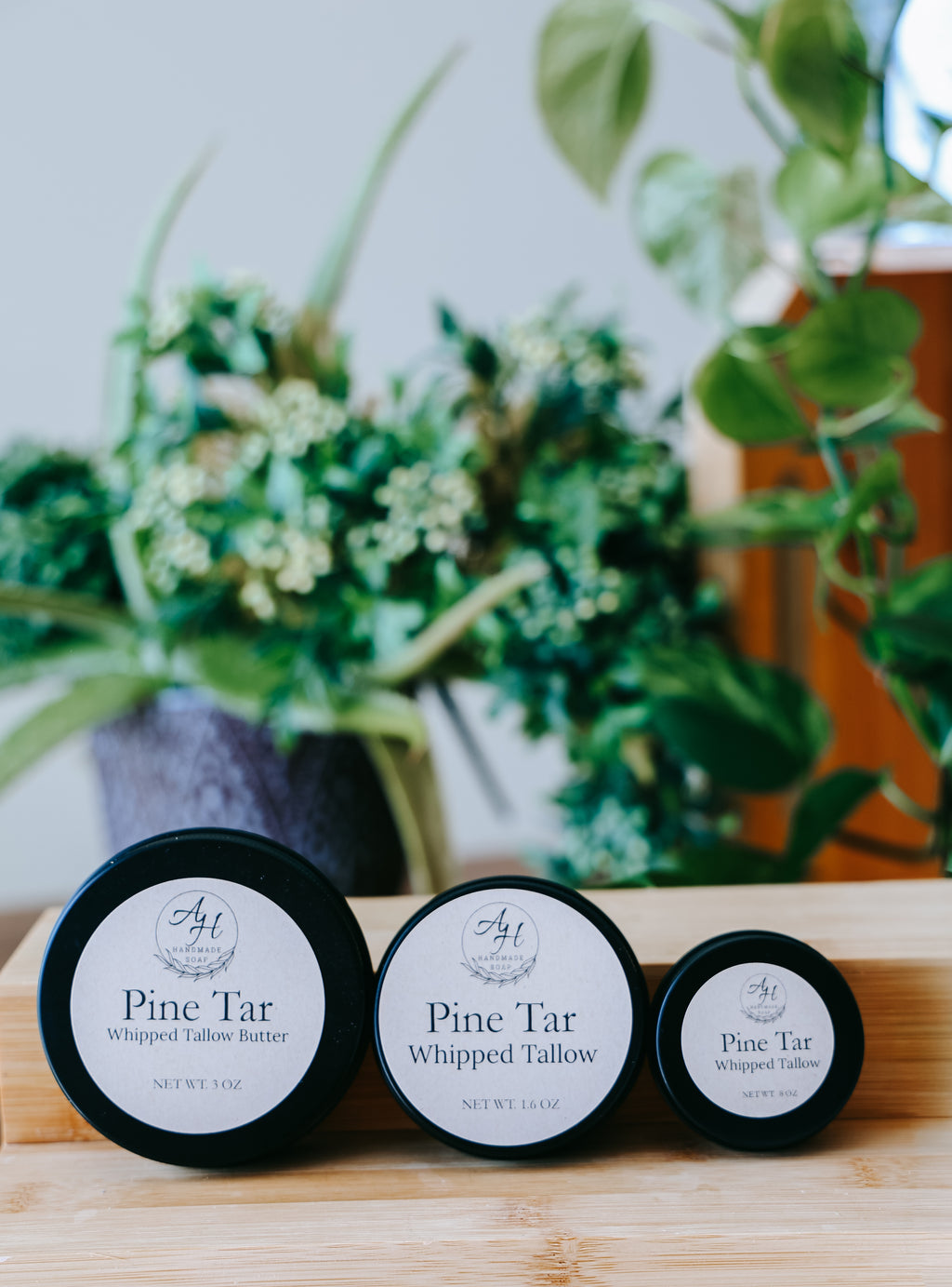 Pine Tar Whipped Tallow Butter - 3 sizes