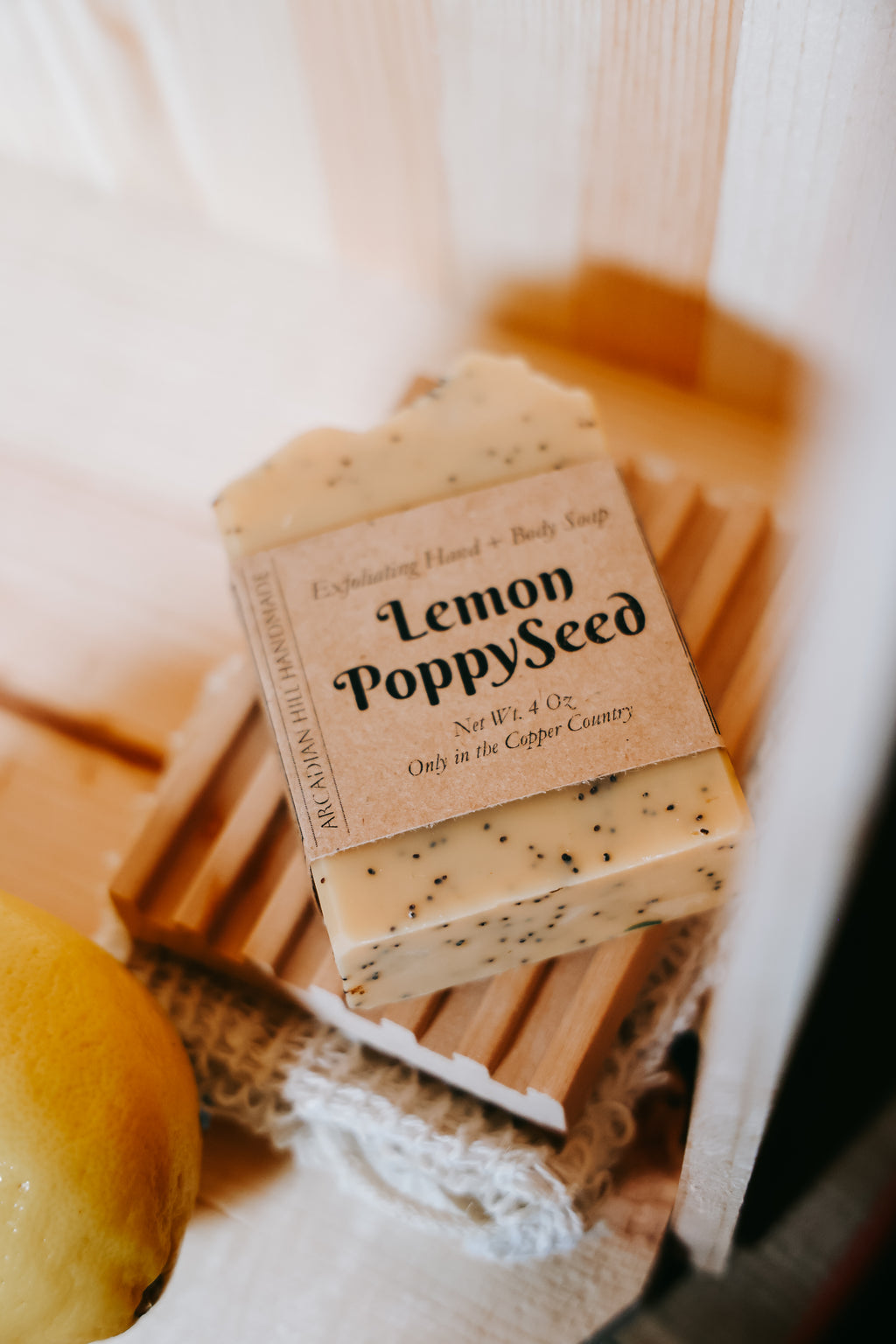 Lemon Poppyseed Tallow Soap