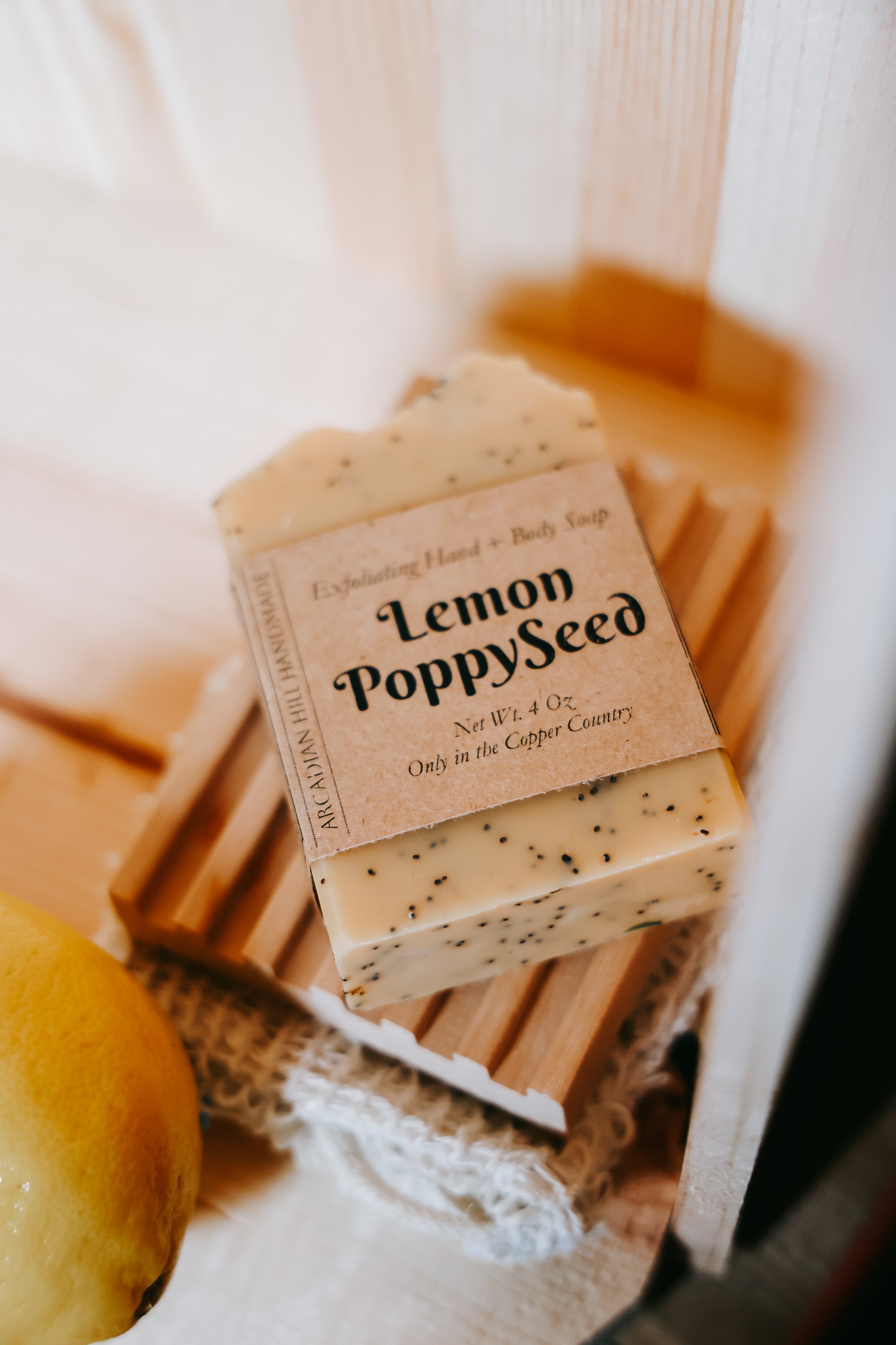 Lemon Poppyseed Tallow Soap