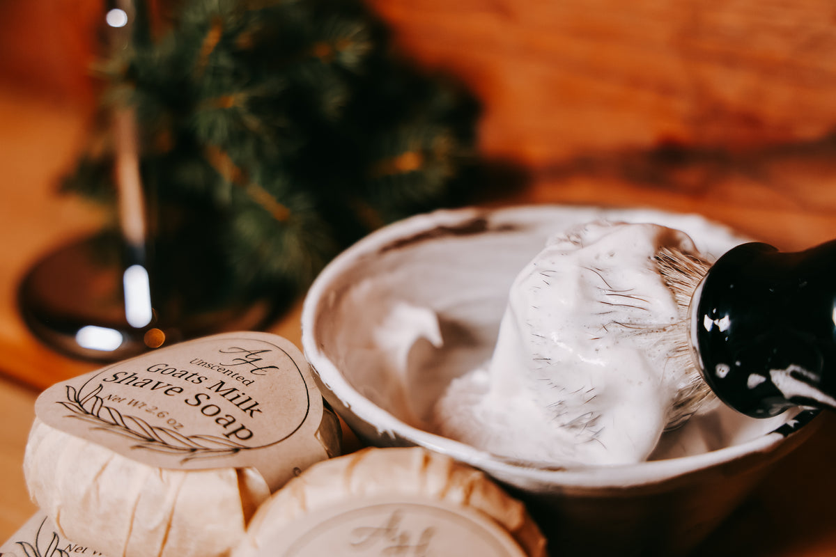 Shave Soap -  Old Fashioned, Dual Lye