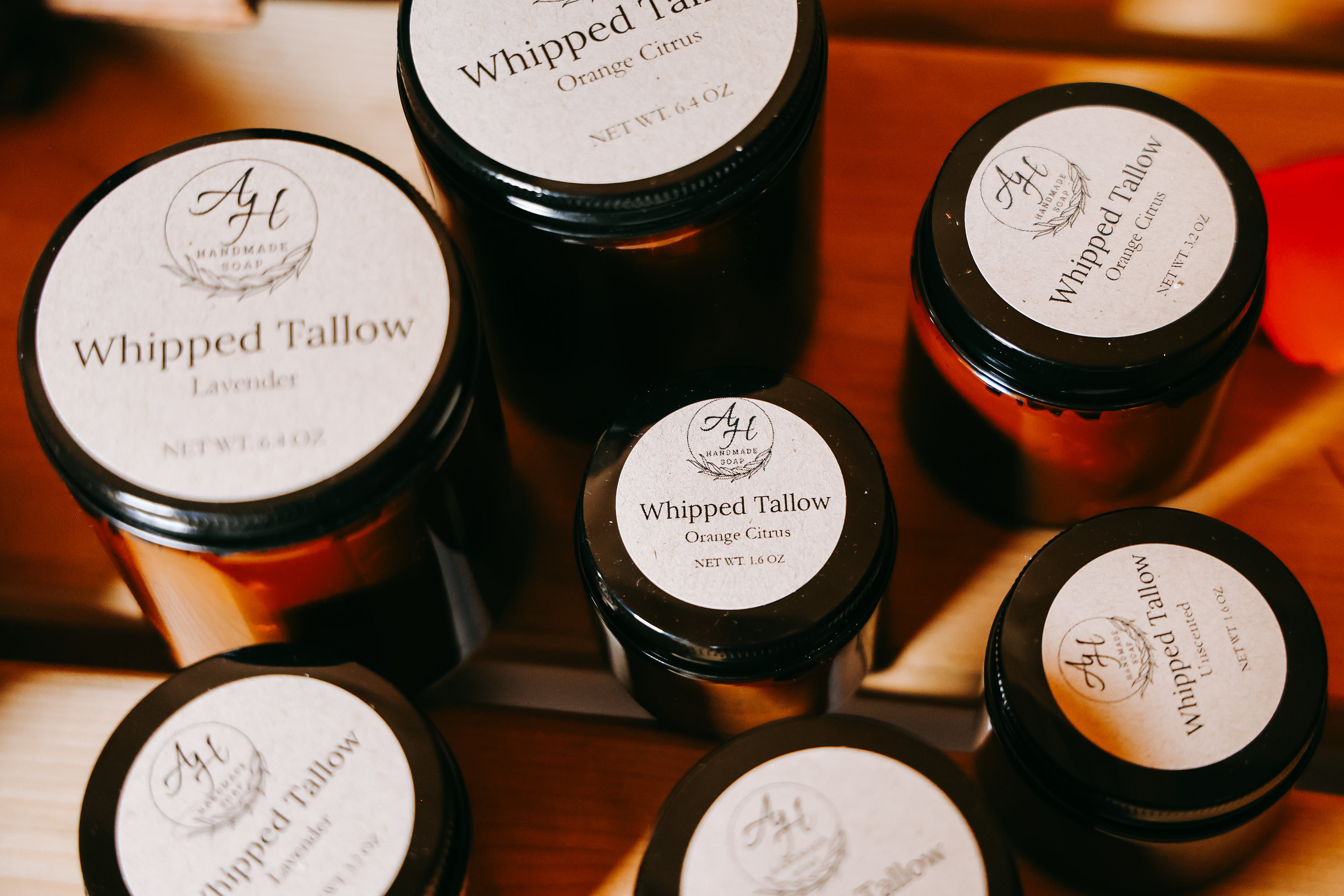 Whipped Tallow- 3 Options, 3 Sizes