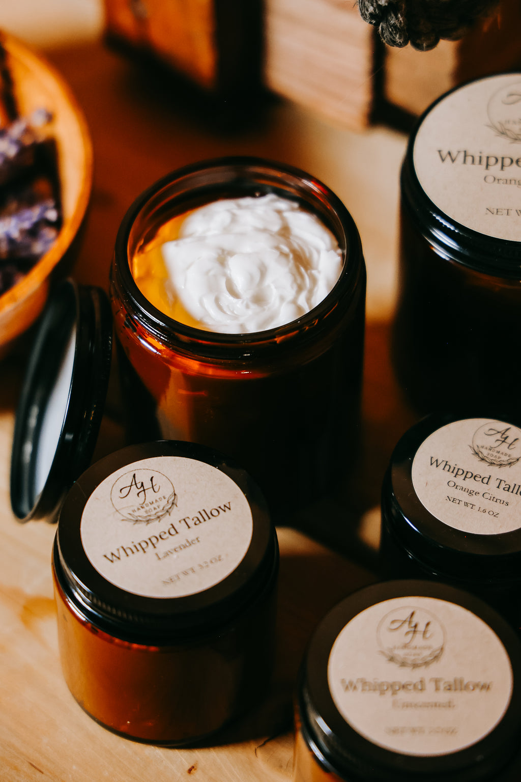 Whipped Tallow- 3 Options, 3 Sizes